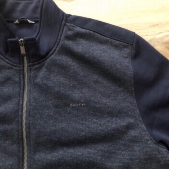 Calvin Klein Full Zip Sweater Jacket - Picture 2 of 7